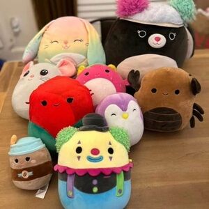Colorful Plush Toy Collection